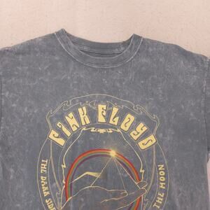 Pink Floyd Band Graphic Crew Neck T Shirt Adult Mens Size Medium M Gray